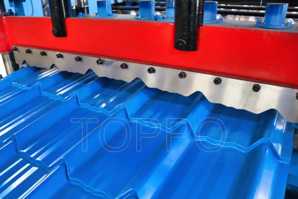 Full-Automatic Glazed Tile Roll Forming Machine with Delta PLC