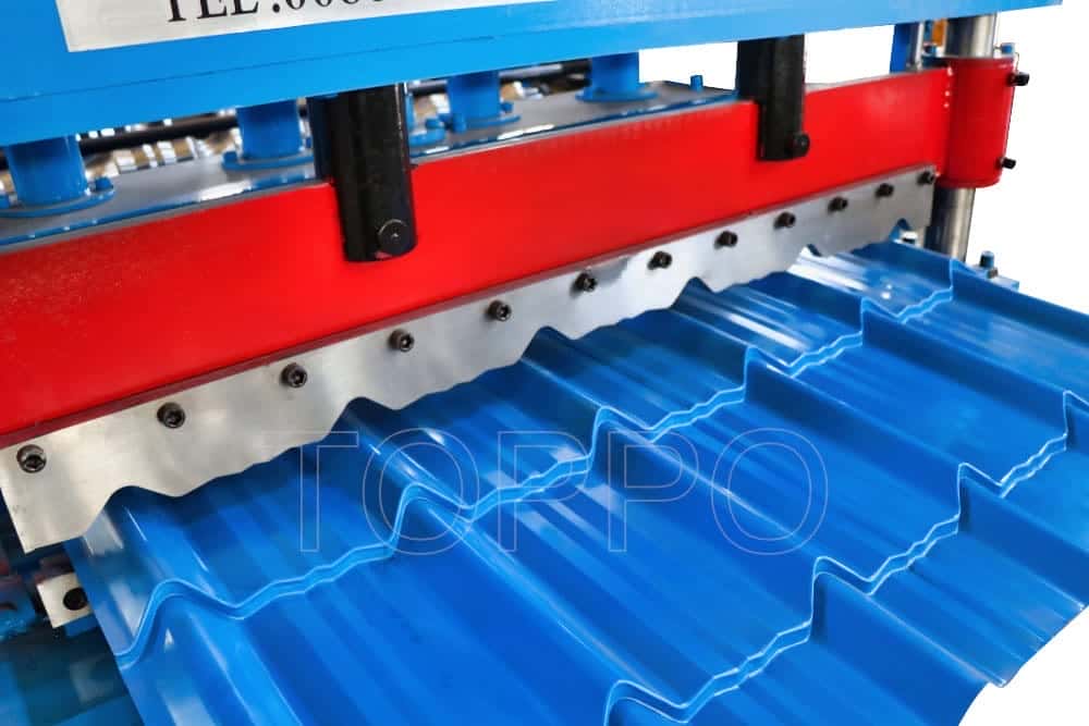 Full-Automatic Glazed Tile Roll Forming Machine with Delta PLC