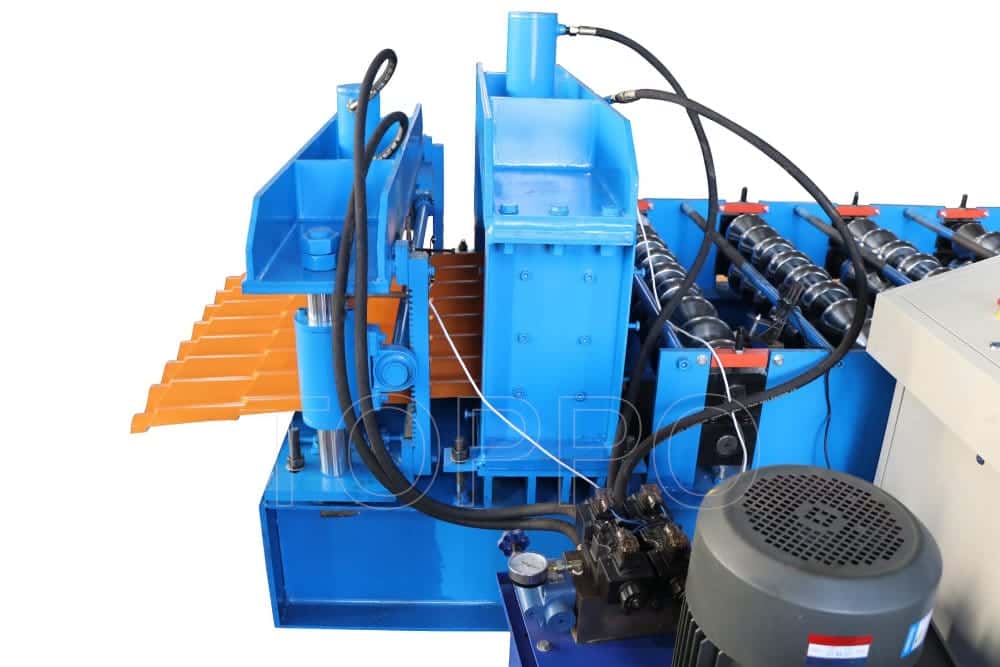 Compact Glazed Tile Roll Forming Machine with Integrated Control System