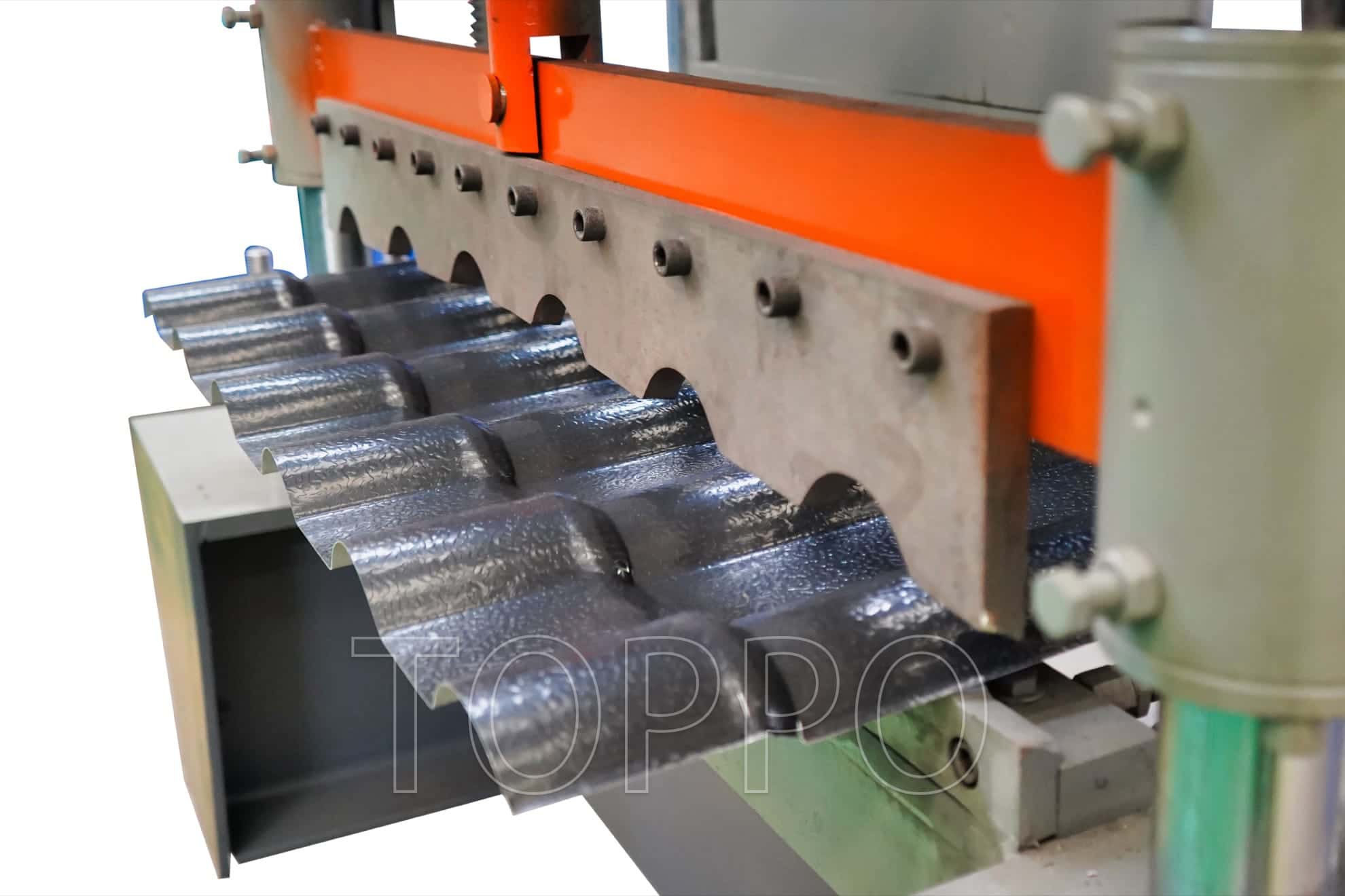 Automatic High-Speed PLC Control Bamboo Glazed Tile Cold Roll Forming Machine