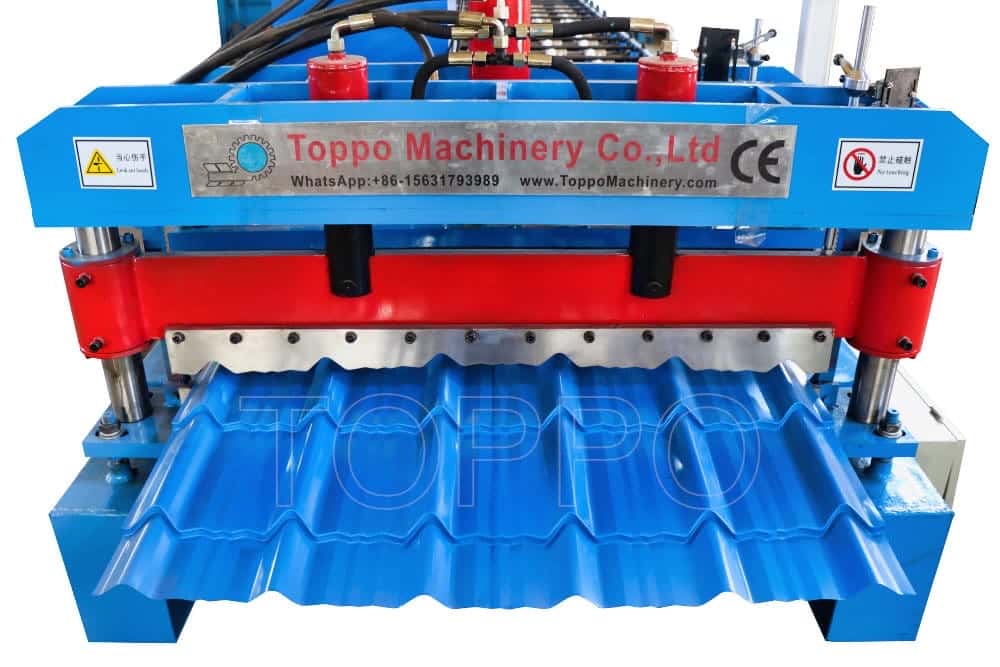 Full-Automatic Glazed Tile Roll Forming Machine with Delta PLC
