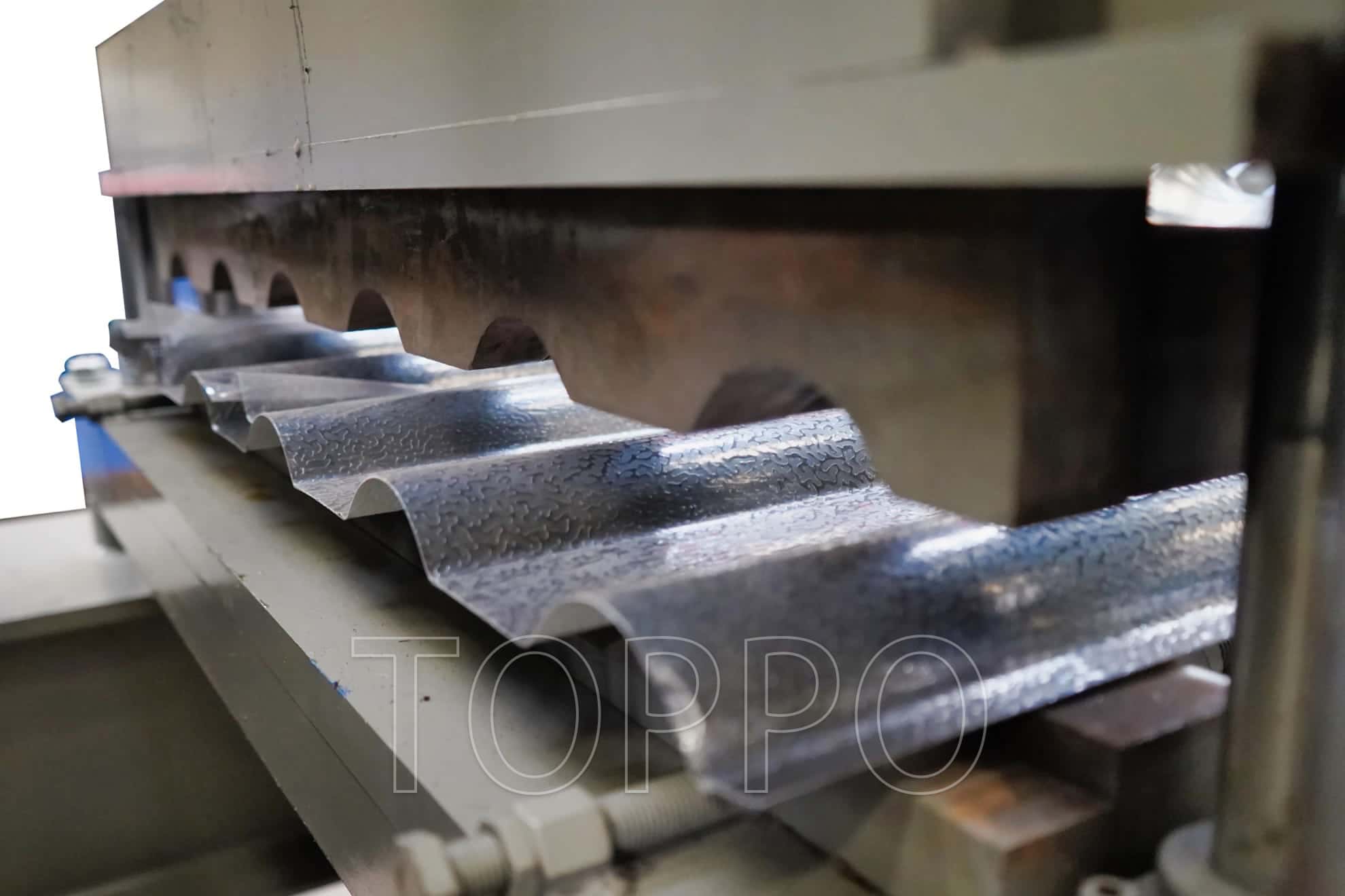 Automatic High-Speed PLC Control Bamboo Glazed Tile Cold Roll Forming Machine
