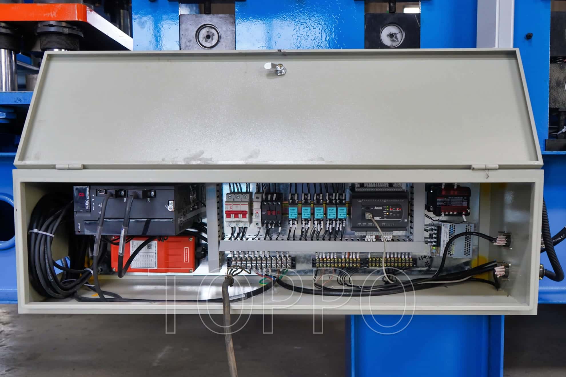 Advanced Glazed Tile Roll Forming Machine with Touchscreen PLC