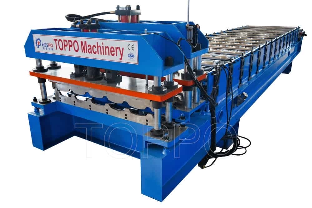 Heavy-Duty Glazed Tile Roll Forming Machine for Industrial Roofing