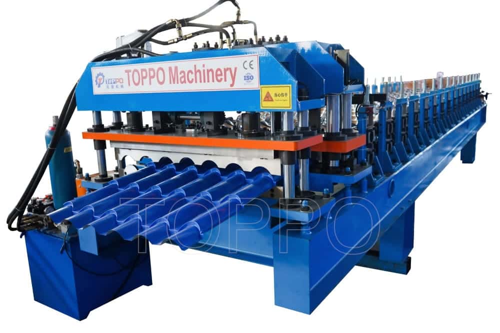 Automatic Glazed Tile Roll Forming Machine for Roofing Projects