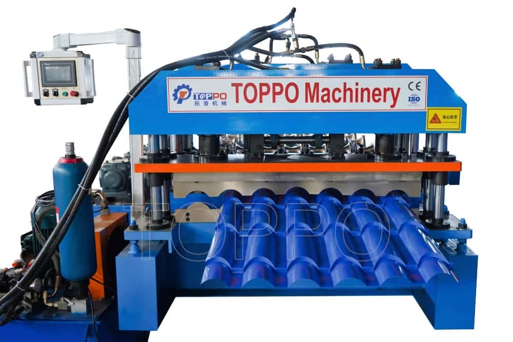 Automatic Glazed Tile Roll Forming Machine for Roofing Projects