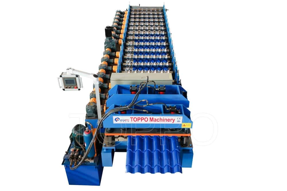 Automatic Glazed Tile Roll Forming Machine for Roofing Projects