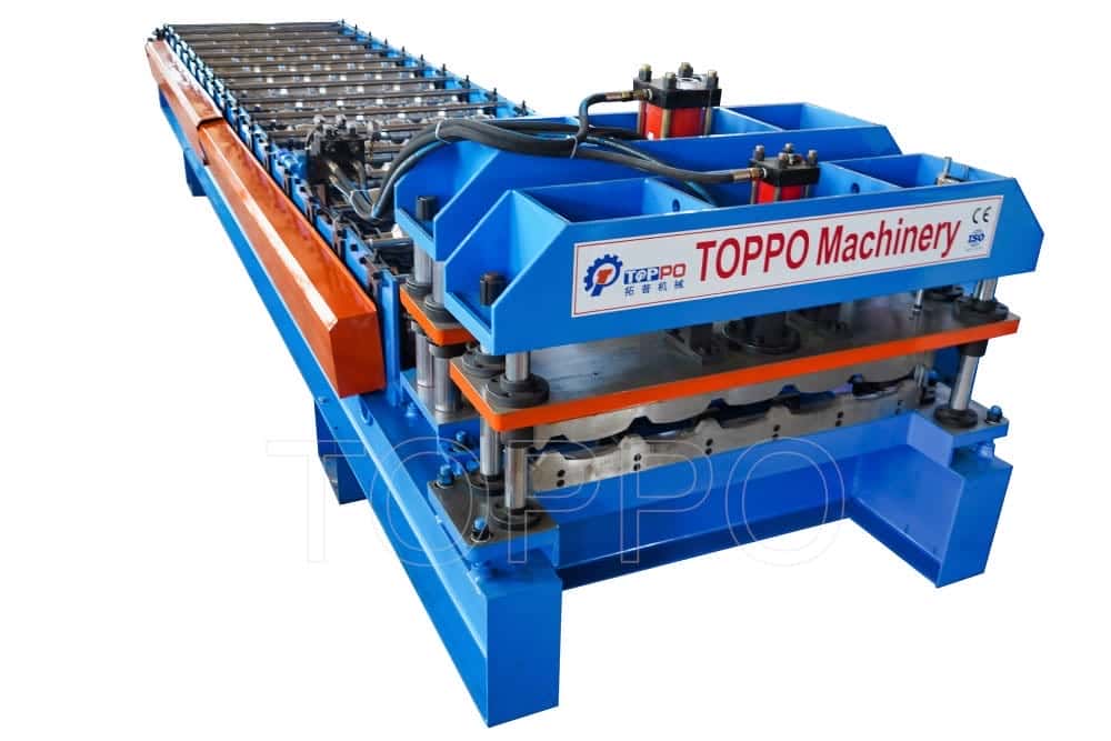 Heavy-Duty Glazed Tile Roll Forming Machine for Industrial Roofing