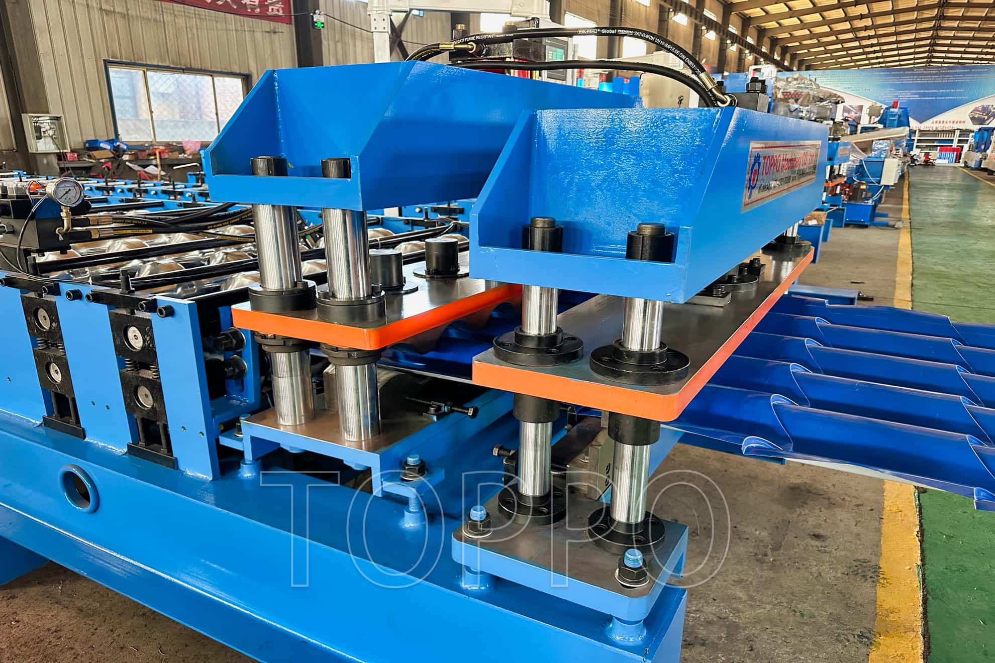High Precision Glazed Tile Roll Forming Machine