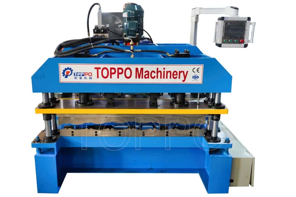 Fully Automatic PLC Bamboo Glazed Tile Roll Forming Machine | High-Speed Precision