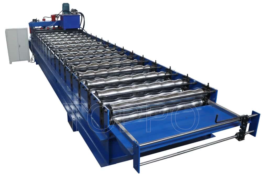 Wavy Glazed Tile Roll Forming Machine for Color Steel Roofing