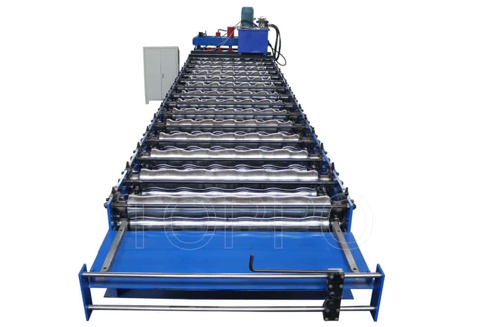 Wavy Glazed Tile Roll Forming Machine for Color Steel Roofing