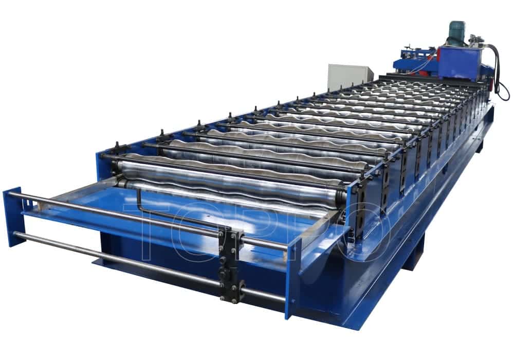 Wavy Glazed Tile Roll Forming Machine for Color Steel Roofing