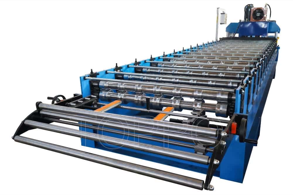Fully Automatic PLC Bamboo Glazed Tile Roll Forming Machine | High-Speed Precision