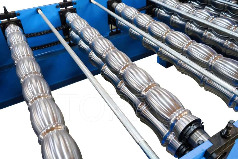 Fully Automatic PLC Bamboo Glazed Tile Roll Forming Machine | High-Speed Precision