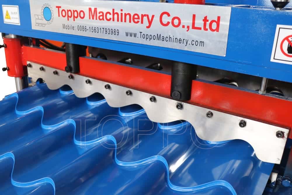 Wavy Glazed Tile Roll Forming Machine for Color Steel Roofing