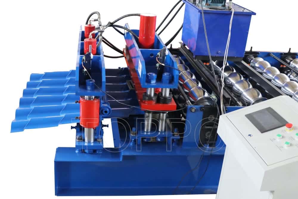 Wavy Glazed Tile Roll Forming Machine for Color Steel Roofing