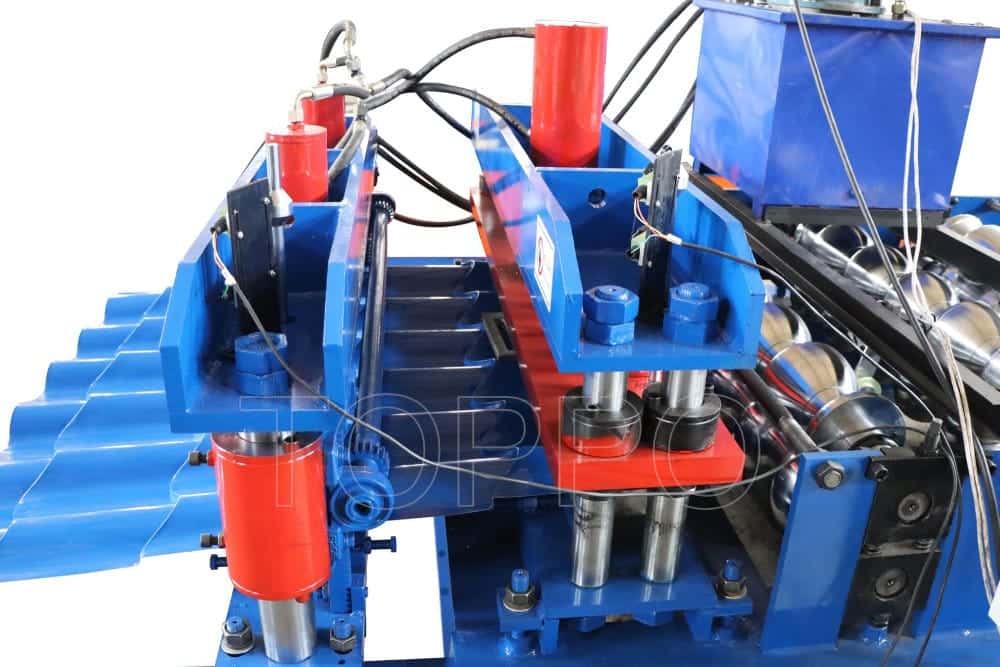 Wavy Glazed Tile Roll Forming Machine for Color Steel Roofing