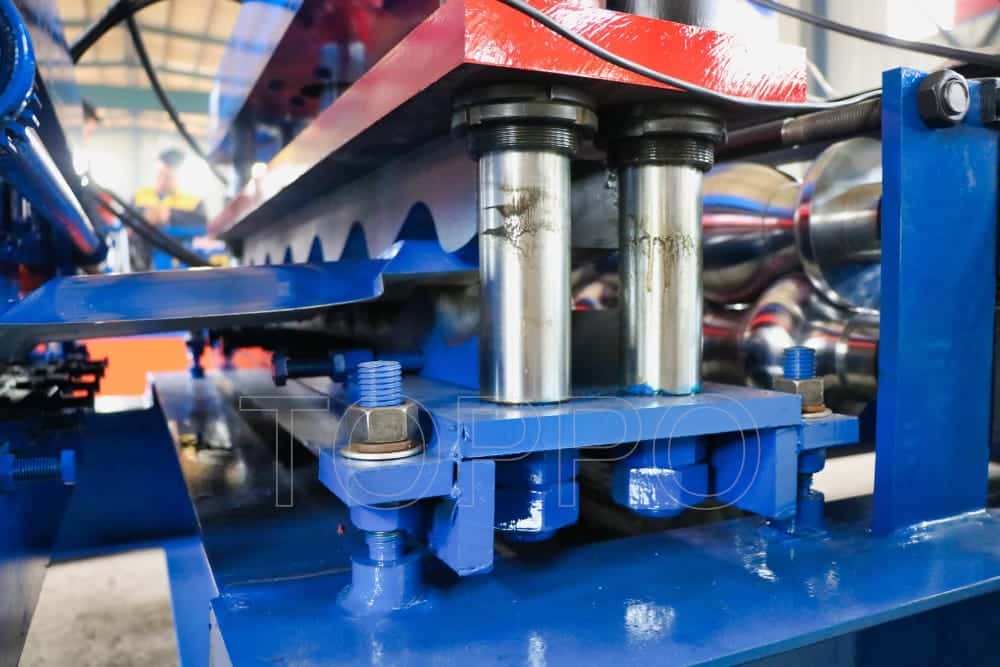 Wave Profile Glazed Tile Roll Forming Machine with PLC Control