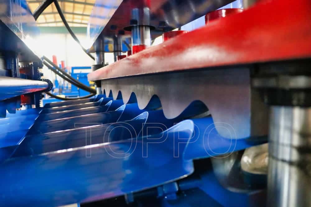 Wavy Glazed Tile Roll Forming Machine for Color Steel Roofing