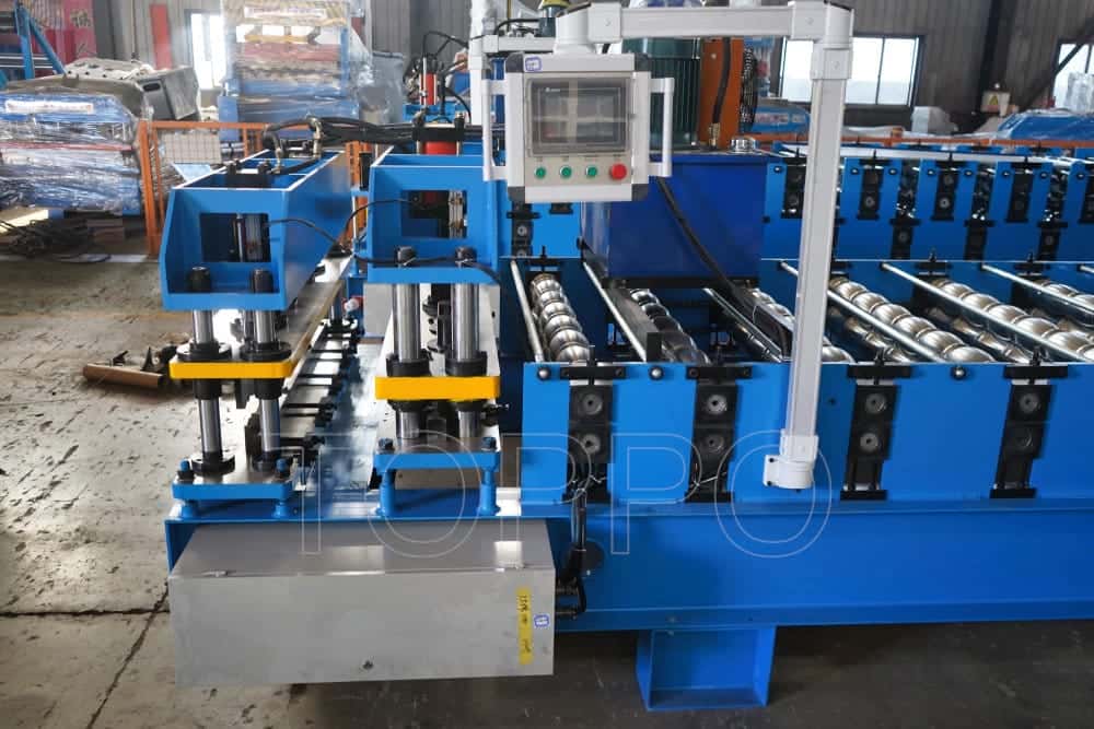 Fully Automatic PLC Bamboo Glazed Tile Roll Forming Machine | High-Speed Precision