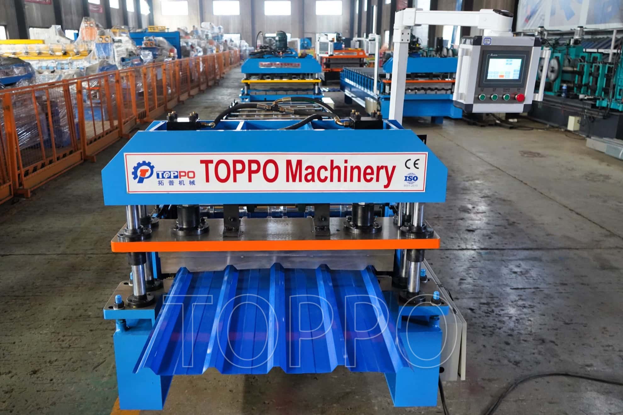 Hydraulic Trapezoidal Roll Forming Machine for Metal Roofing Sheets