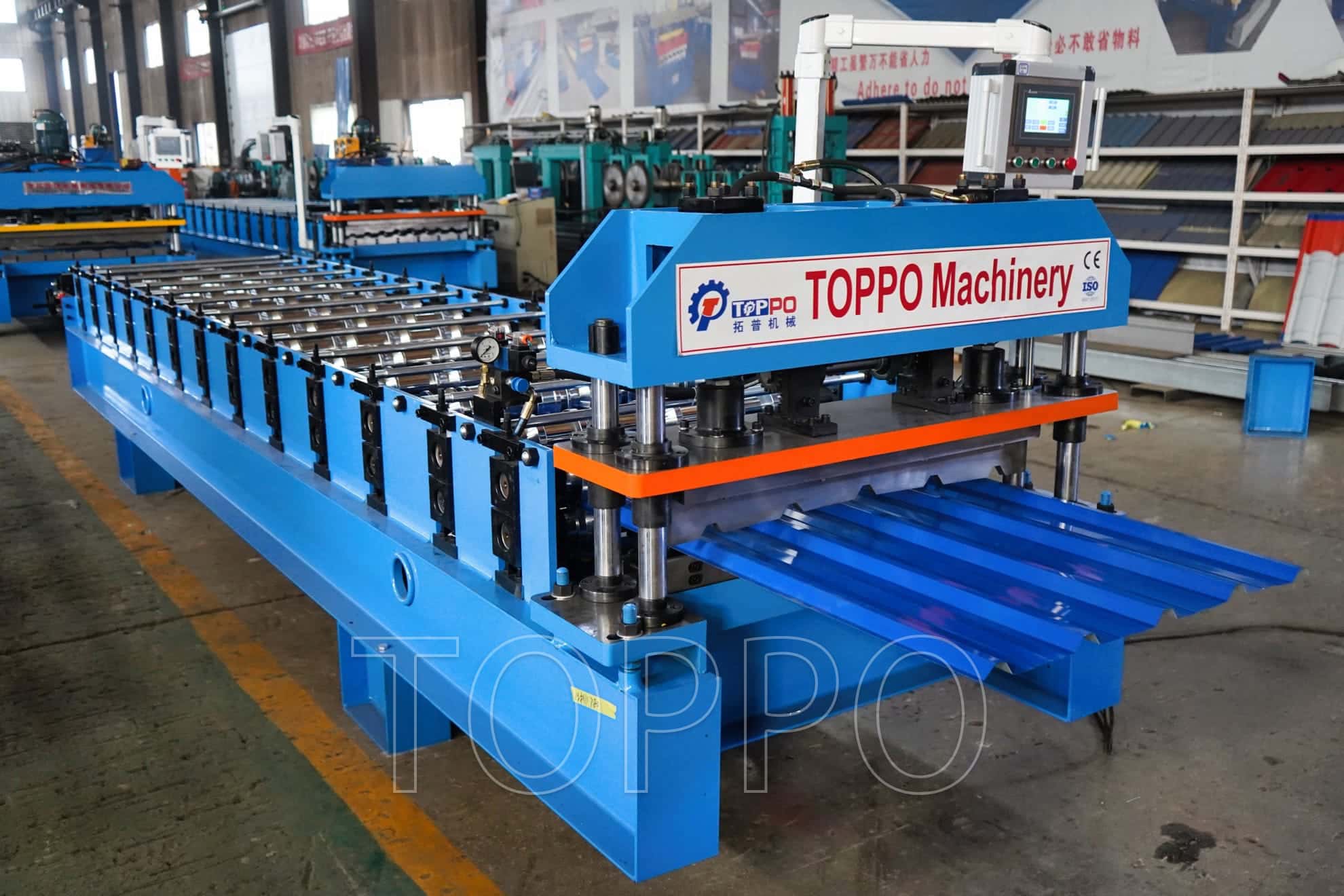 Hydraulic Trapezoidal Roll Forming Machine for Metal Roofing Sheets