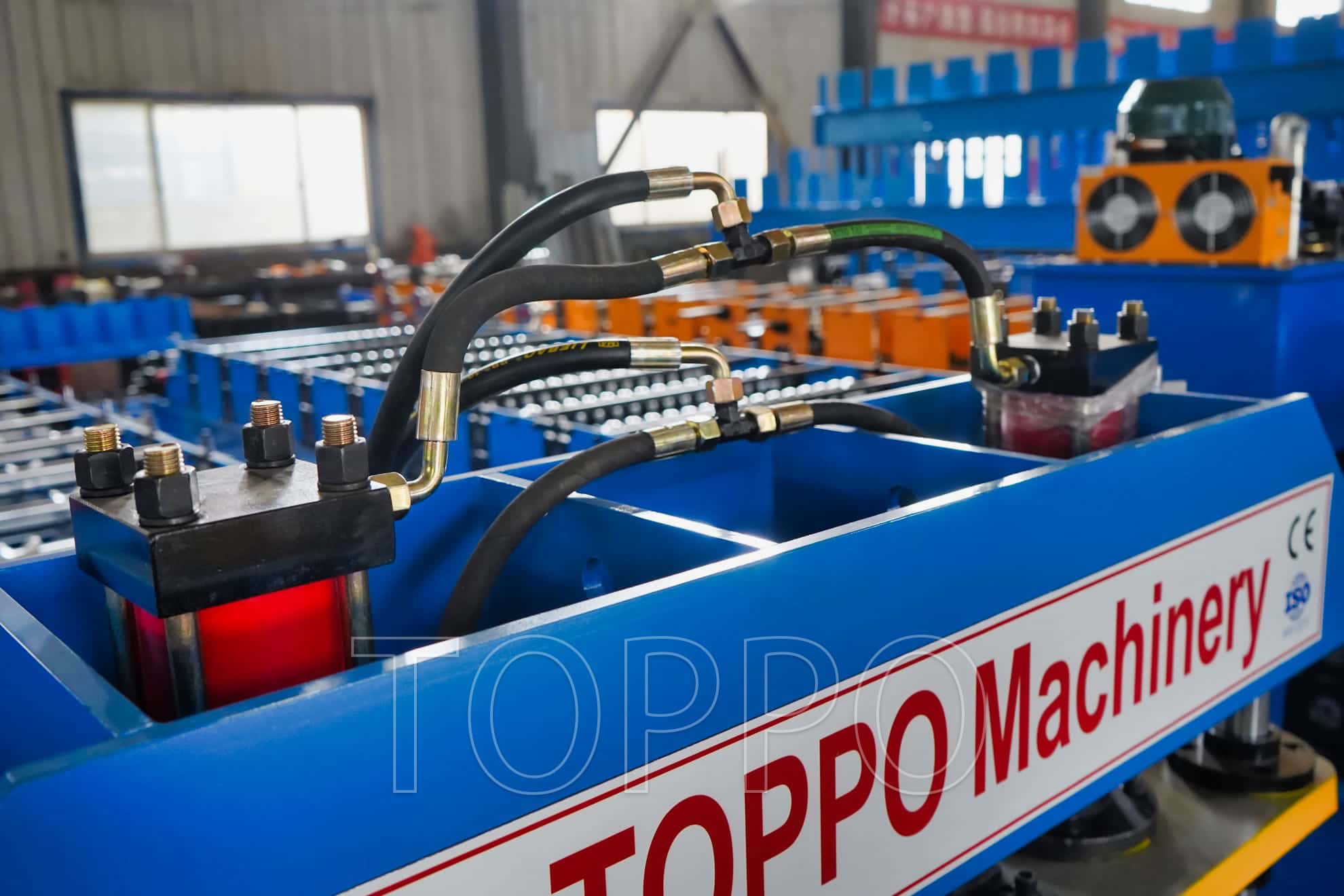 Heavy Duty Trapezoidal Roll Forming Machine with Industrial Grade Controller