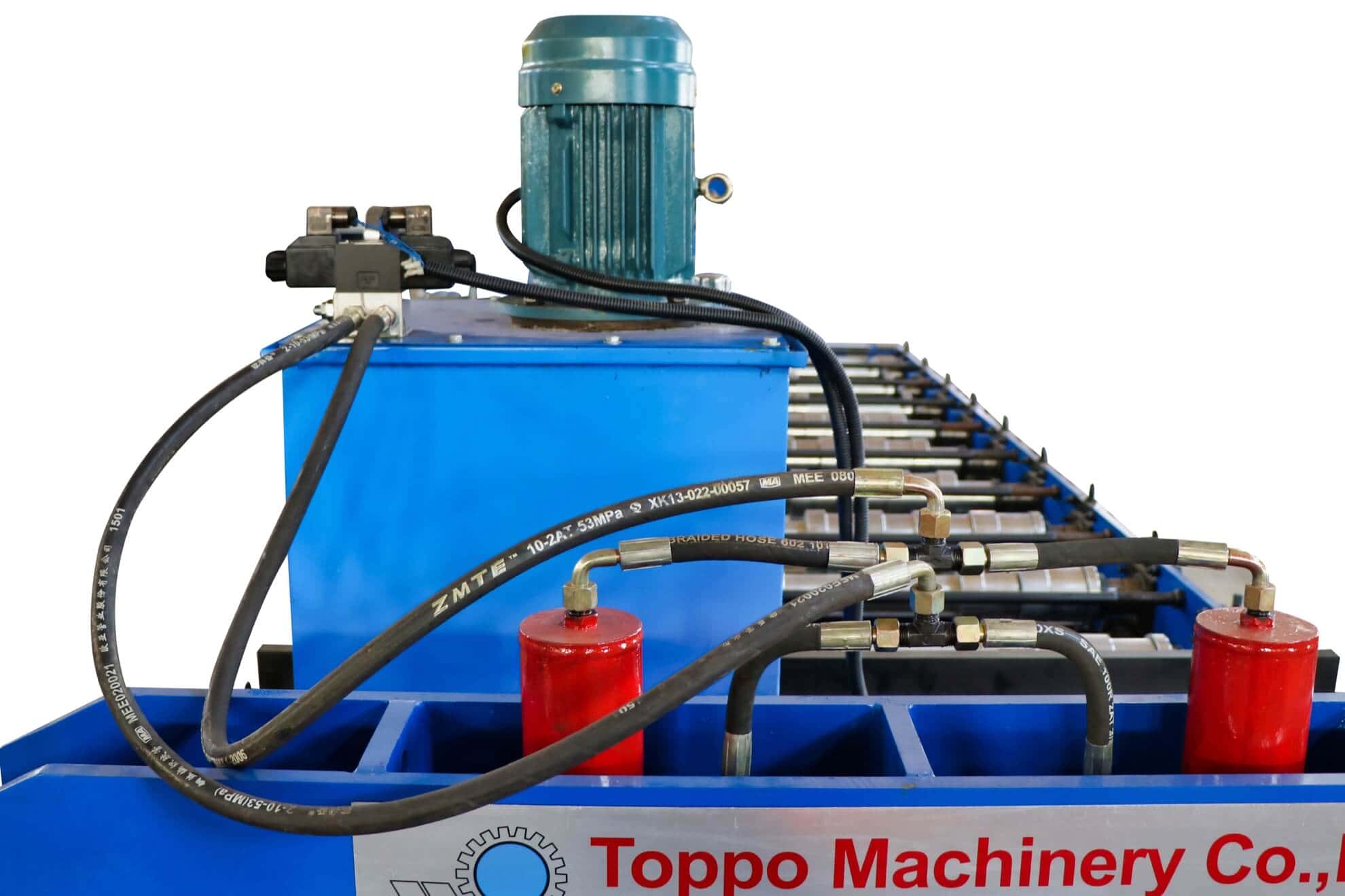 Industrial Trapezoidal Roof Panel Roll Forming Machine with Touch Screen Control