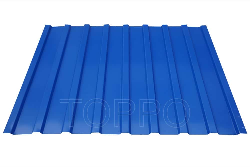 PLC Controlled Trapezoidal Roof Sheet Roll Forming Machine for Steel Panels