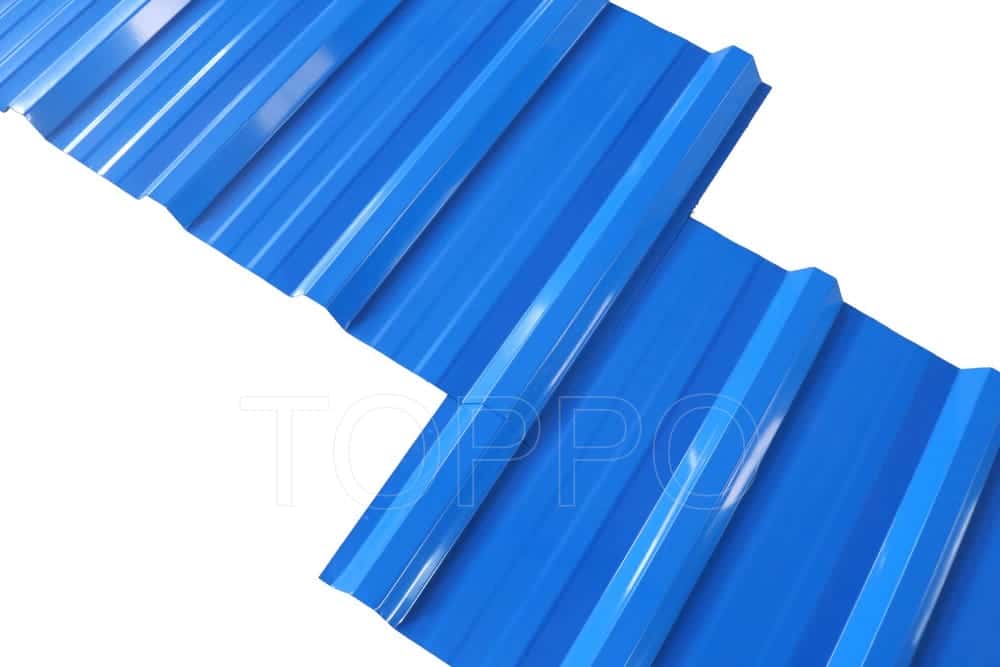 PLC Controlled Trapezoidal Roll Forming Machine with Compact Touch Panel