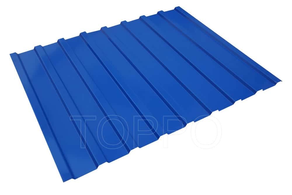 PLC Controlled Trapezoidal Roof Sheet Roll Forming Machine for Steel Panels