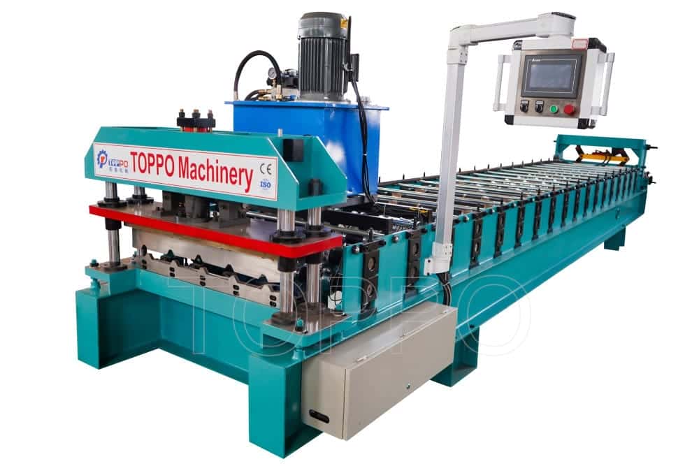 Trapezoidal Roof Panel Roll Forming Machine