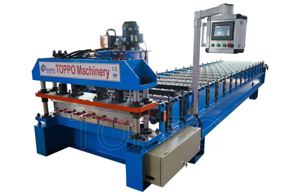 Advanced Trapezoidal Roof Roll Forming Machine with Touchscreen Control
