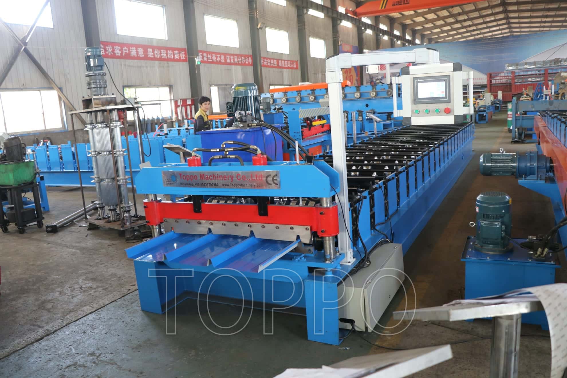 Advanced Trapezoidal Roof Roll Forming Machine for Steel Sheet Panel Production
