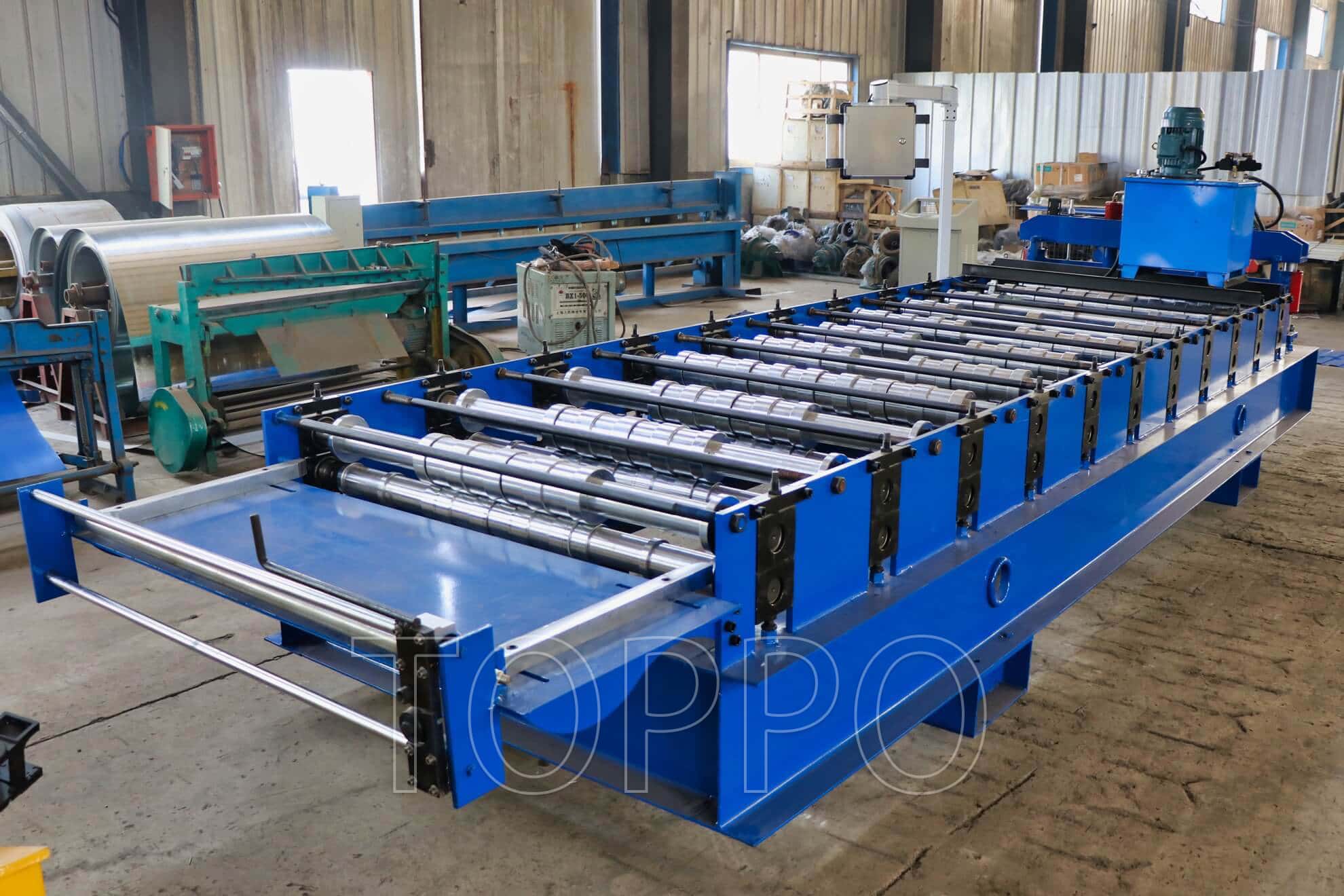 Heavy Duty Trapezoidal Roof Roll Forming Machine