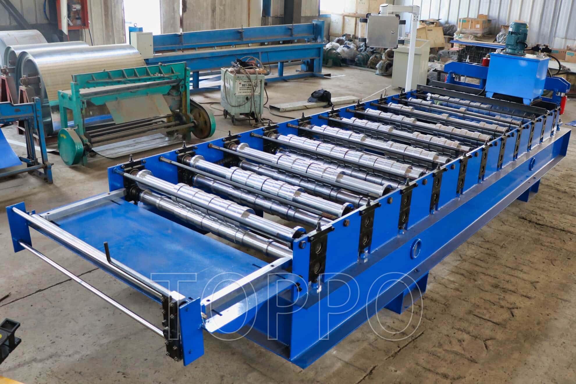 Heavy Duty Trapezoidal Roof Roll Forming Machine