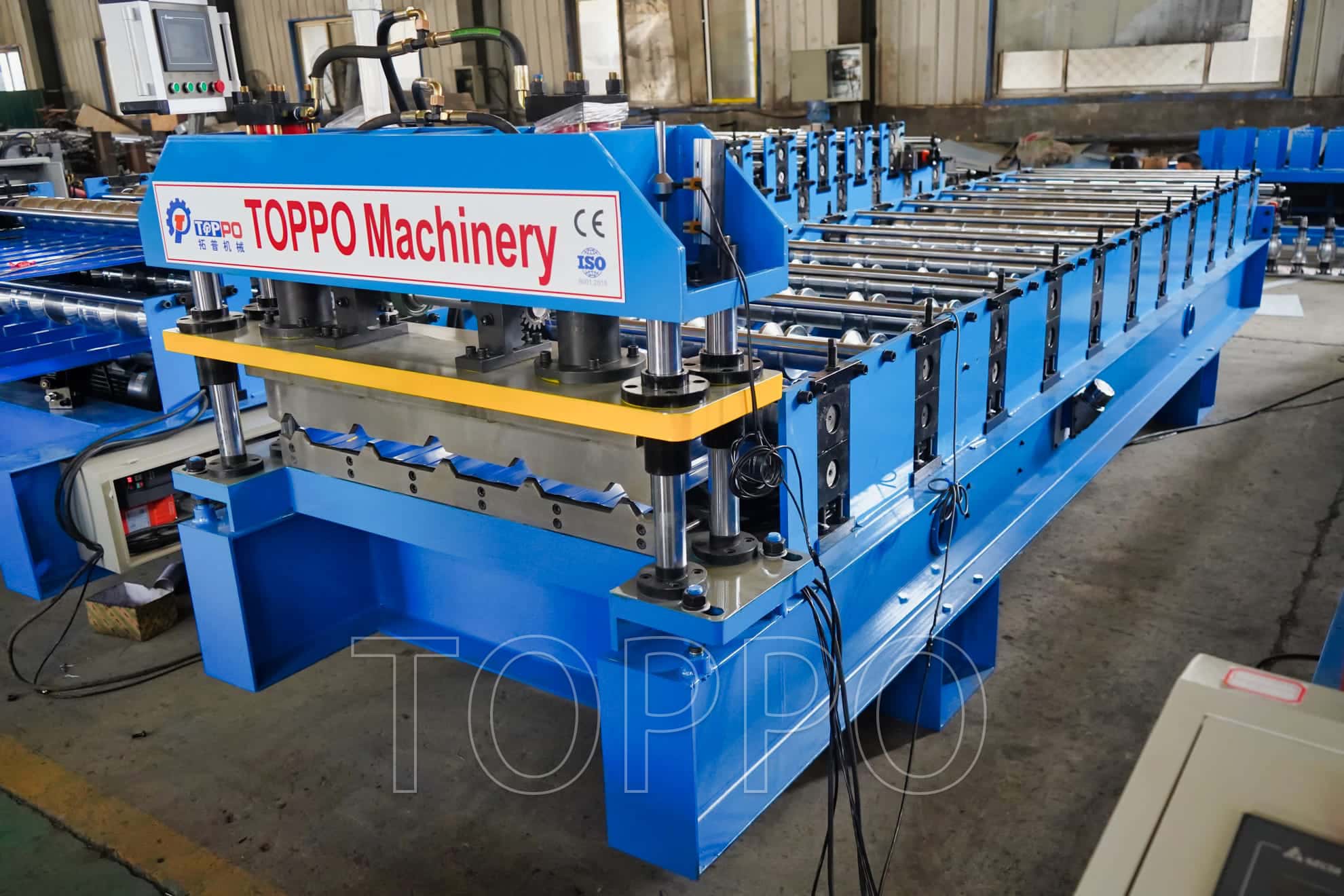Heavy Duty Trapezoidal Roll Forming Machine with Industrial Grade Controller