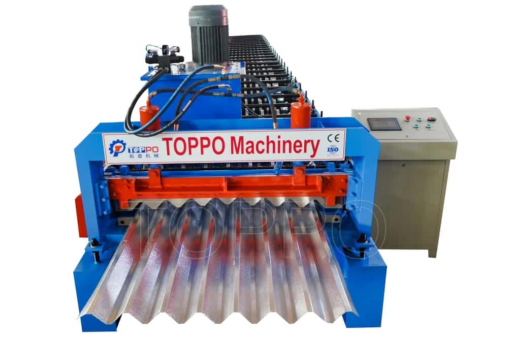 High-Speed Trapezoidal Roll Forming Machine for Metal Roofing