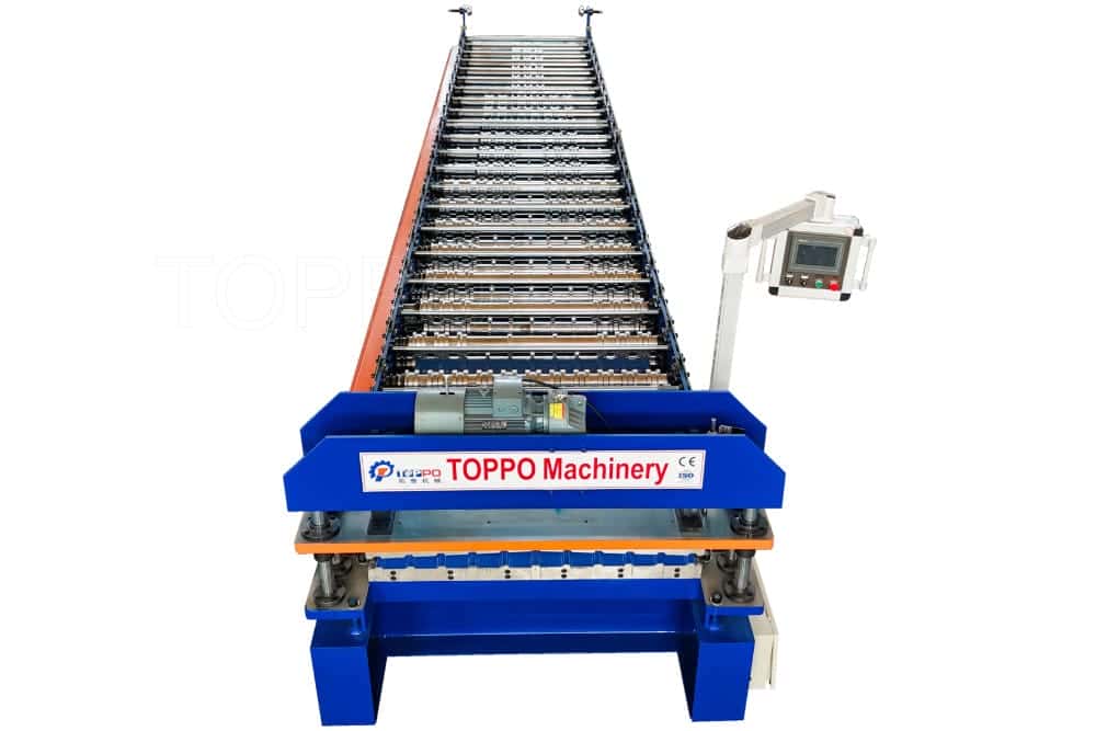 Automatic Trapezoidal Roof Panel Roll Forming Machine