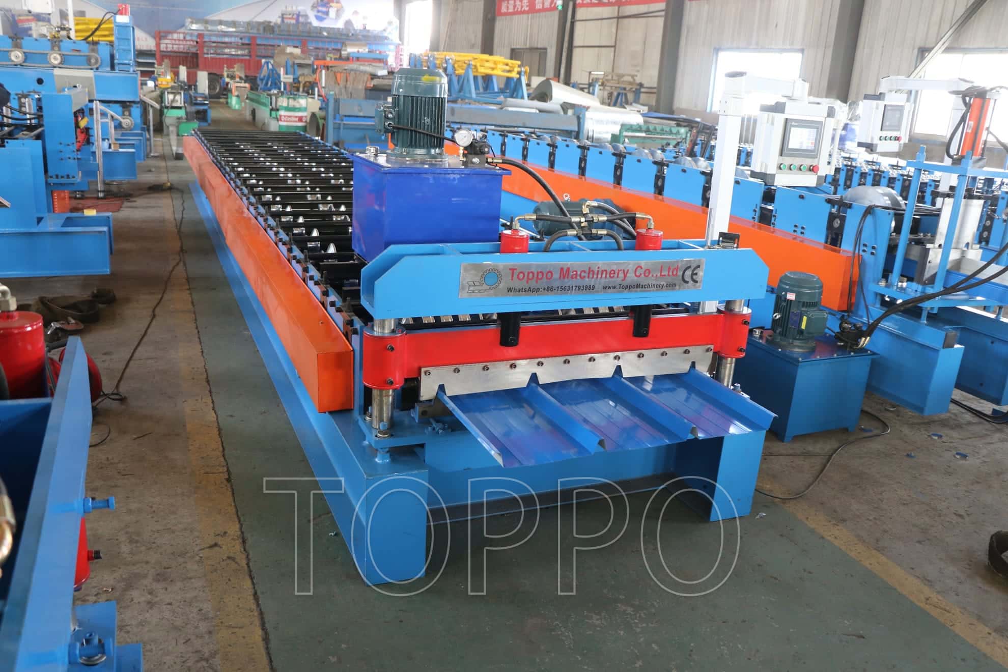 Advanced Trapezoidal Roof Roll Forming Machine for Steel Sheet Panel Production