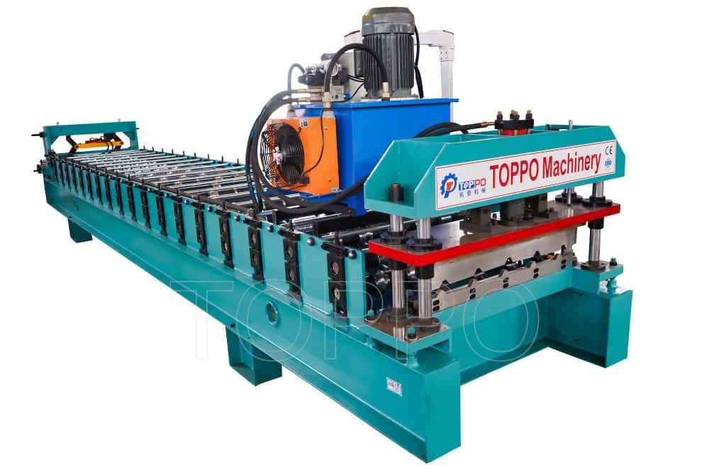 Automatic TR5/TR6 Metal Trapezoidal Roof Panel Roll Forming Machine