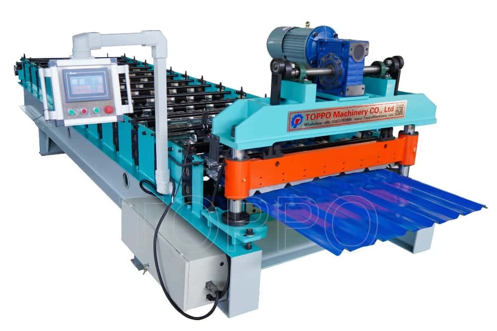 Hydraulic Trapezoidal Roll Forming Machine with Integrated Cooling Fan