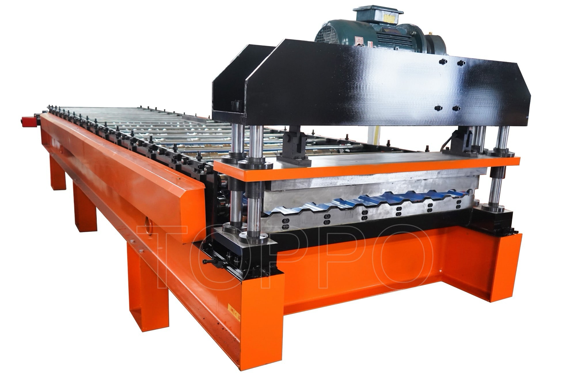 Trapezoidal Roof Roll Forming Machine for Steel Roofing Sheets