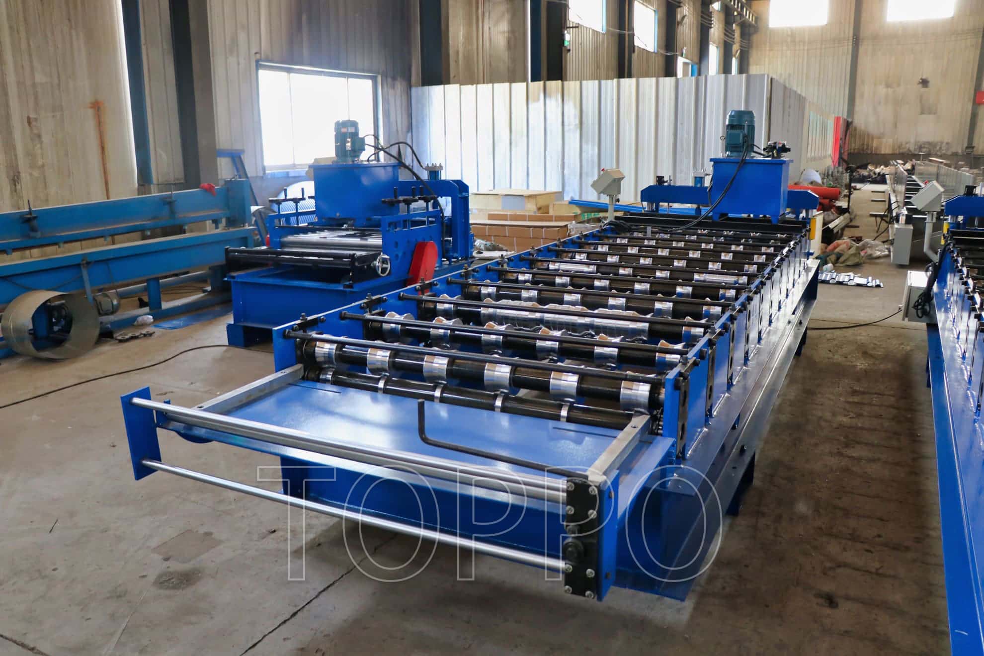 Trapezoidal Metal Roof Panel Roll Forming Machine