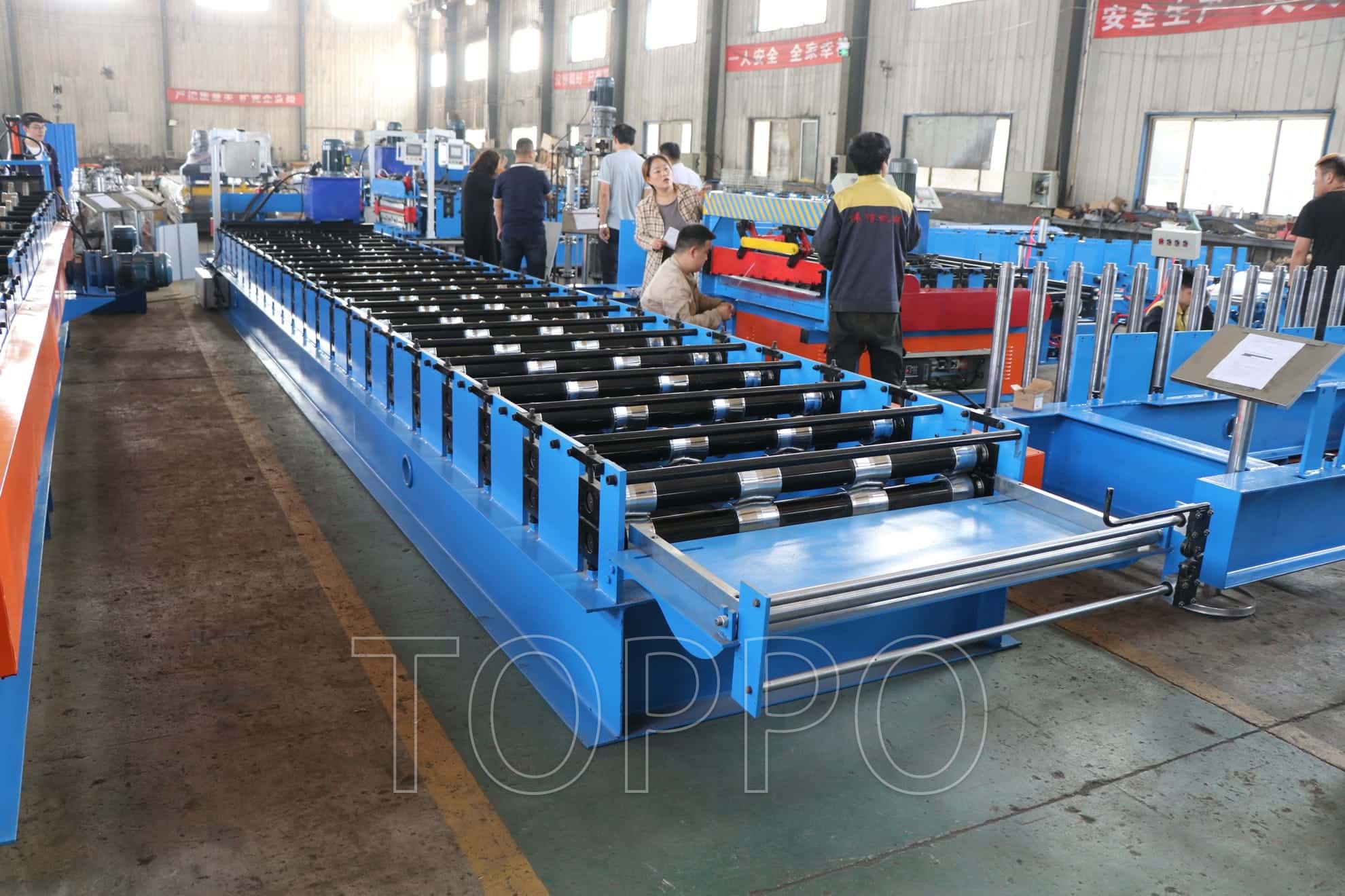 Precision Trapezoidal Roll Forming Machine for Steel Roofing Panels