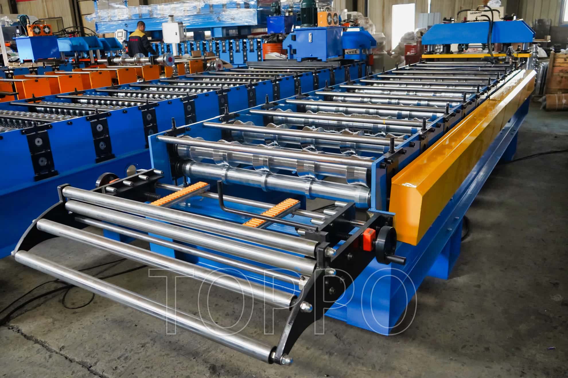 Heavy Duty Trapezoidal Roll Forming Machine with Industrial Grade Controller