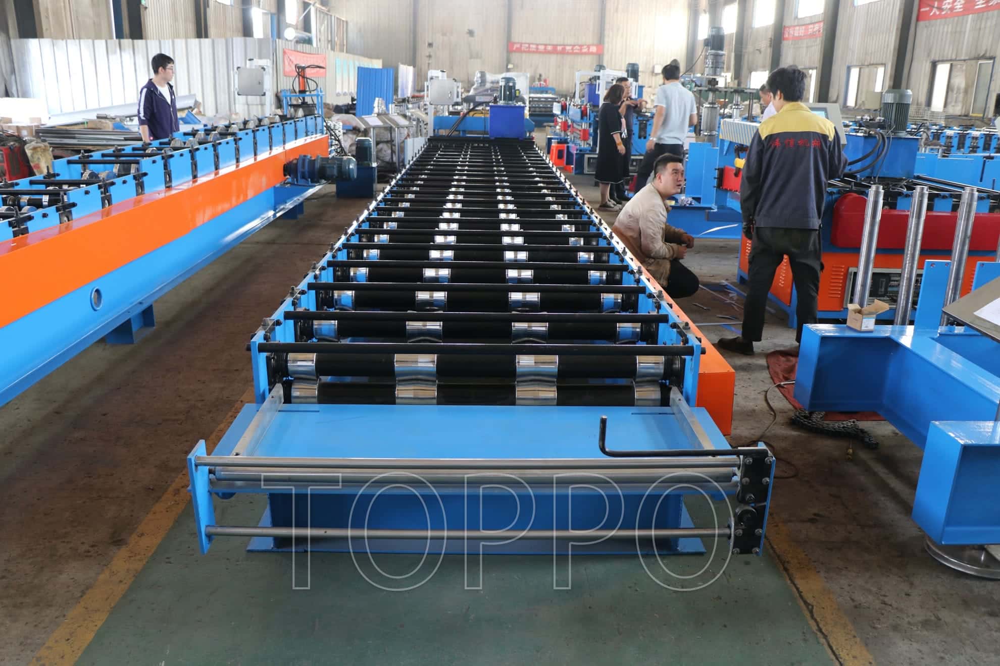 Advanced Trapezoidal Roof Roll Forming Machine for Steel Sheet Panel Production