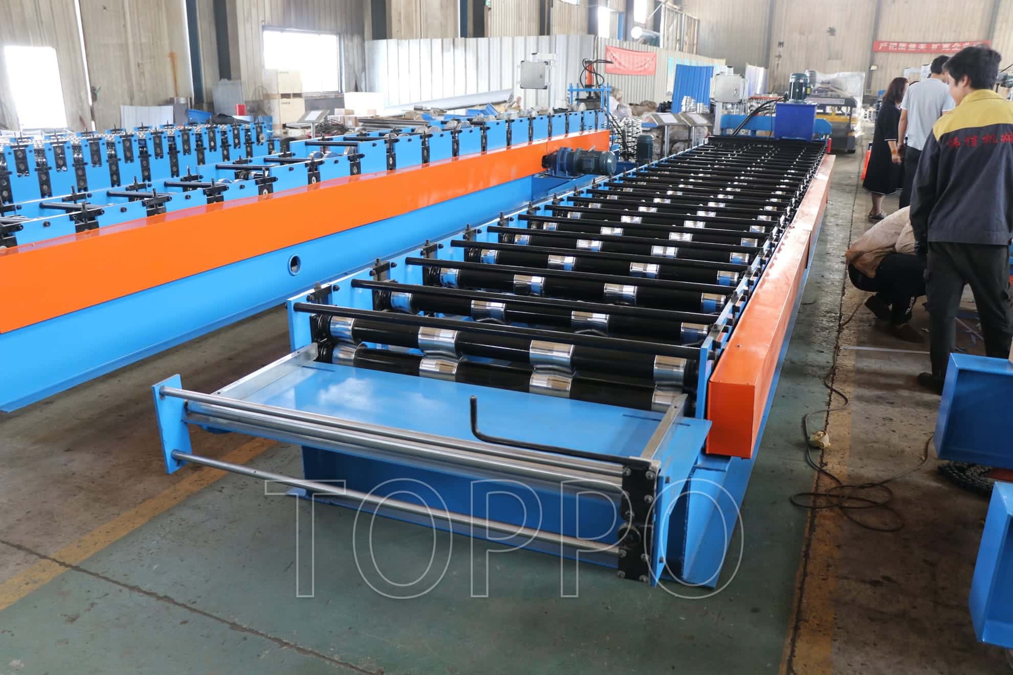 Precision Trapezoidal Roll Forming Machine for Steel Roofing Panels