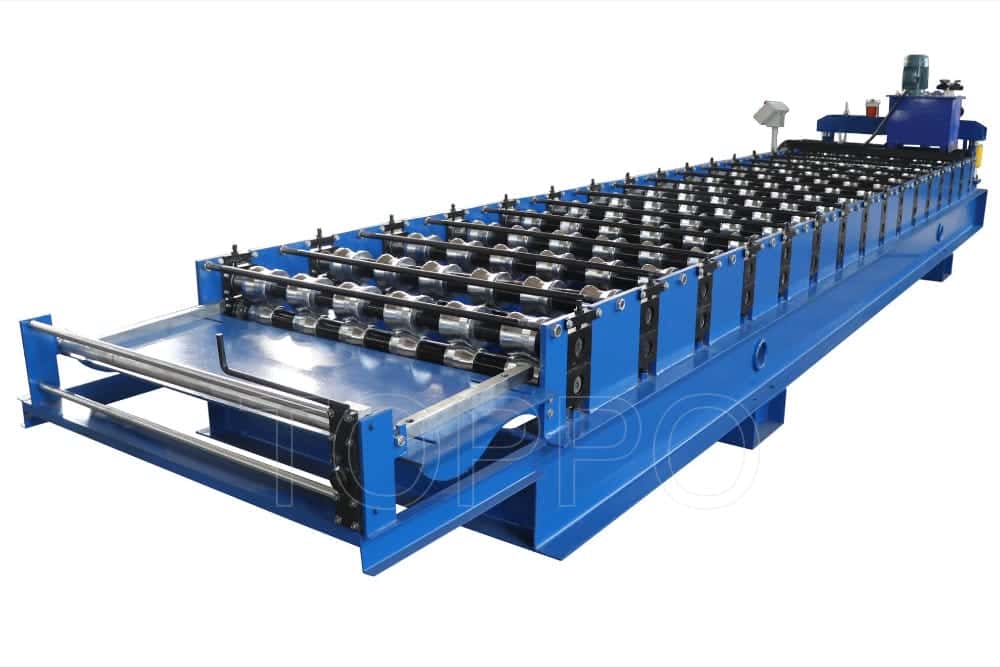 Automatic Trapezoidal Roll Forming Machine for Roofing Sheets